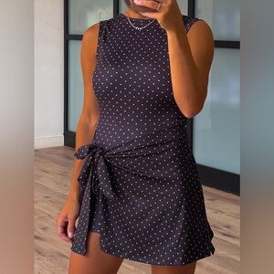 Polka Dot Active Romper Dress